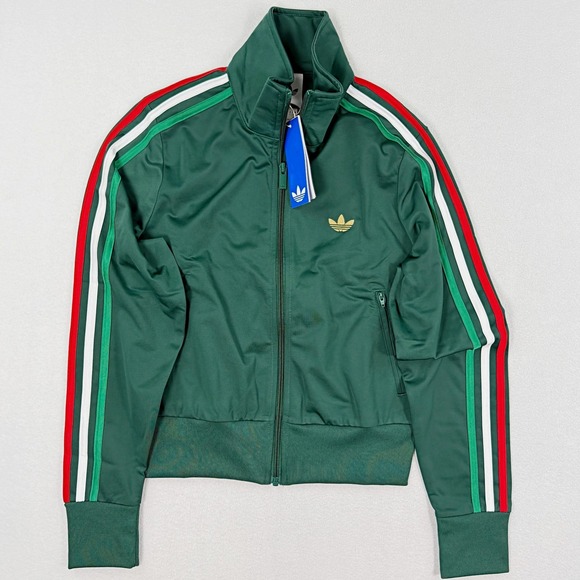 adidas Jackets & Blazers - Adidas Firebird Track Top Team Dark Green Mexico / Size S Womens KC6568, New